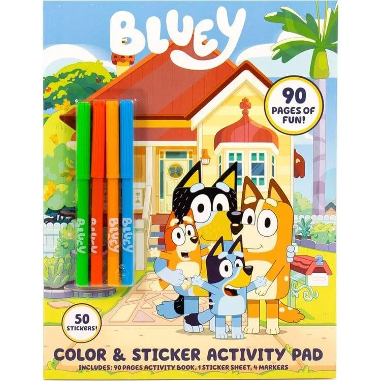 Bluey Coloring and Activity Book