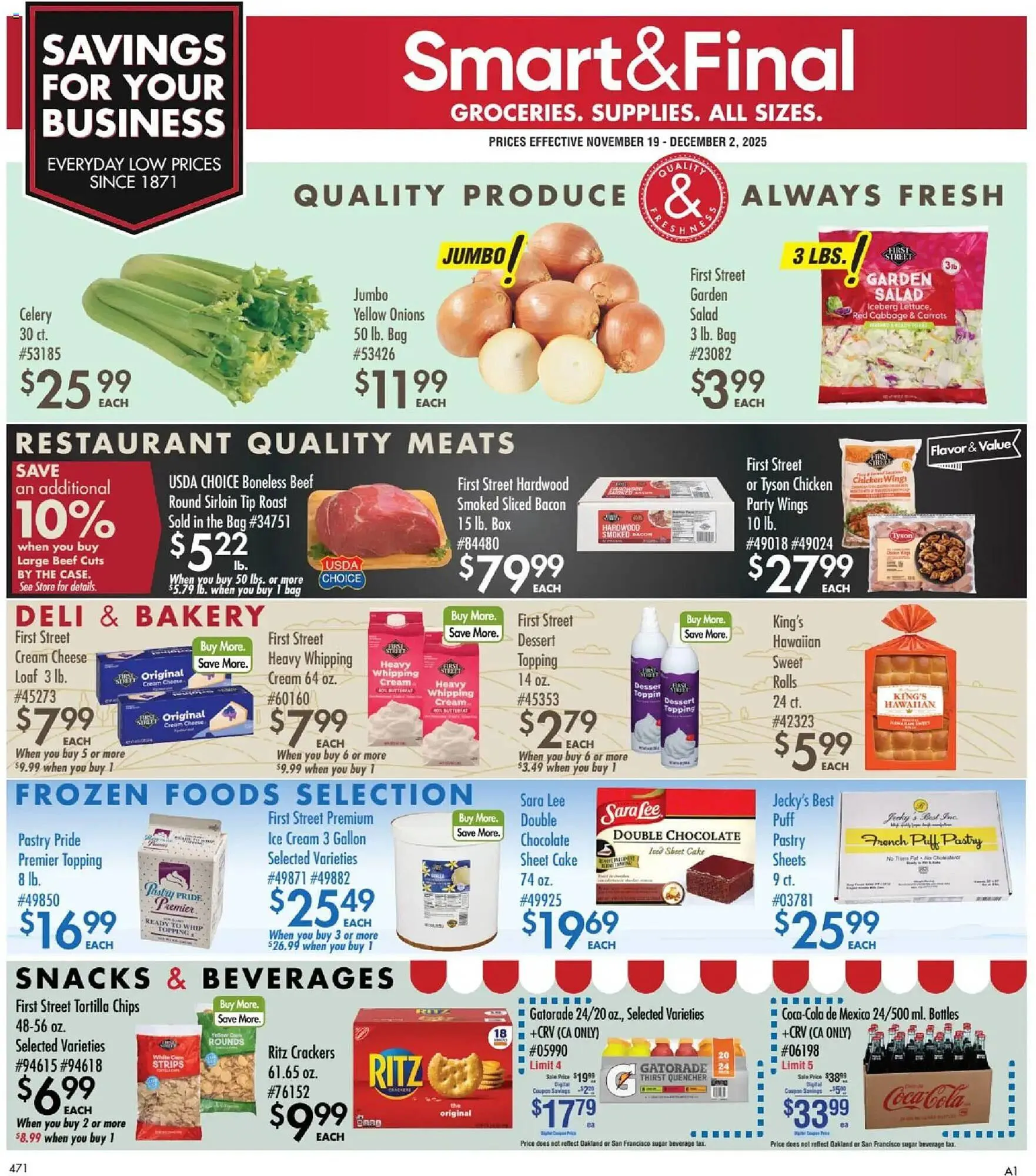 Weekly ad Smart & Final weekly ad from November 19 to December 3 2025 - Page 1