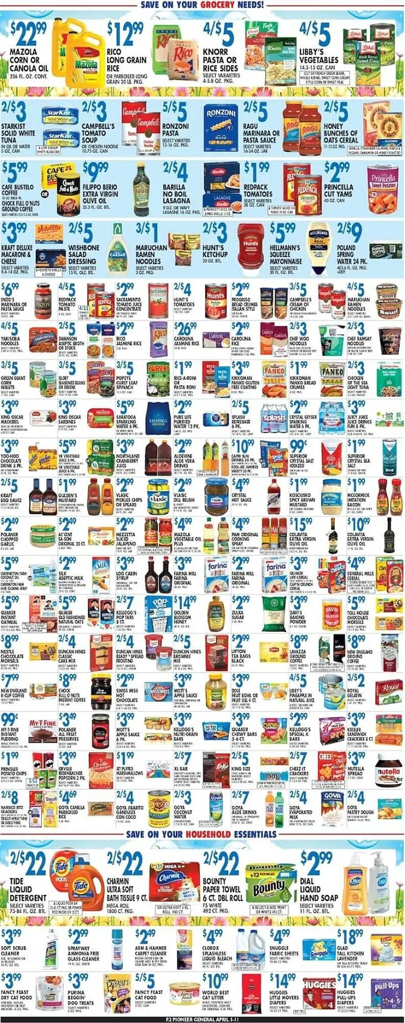 Weekly promotion Pioneer Supermarkets weekly ad spanning from April 5 to April 11 2026 - Page 2 for Catalogue 365