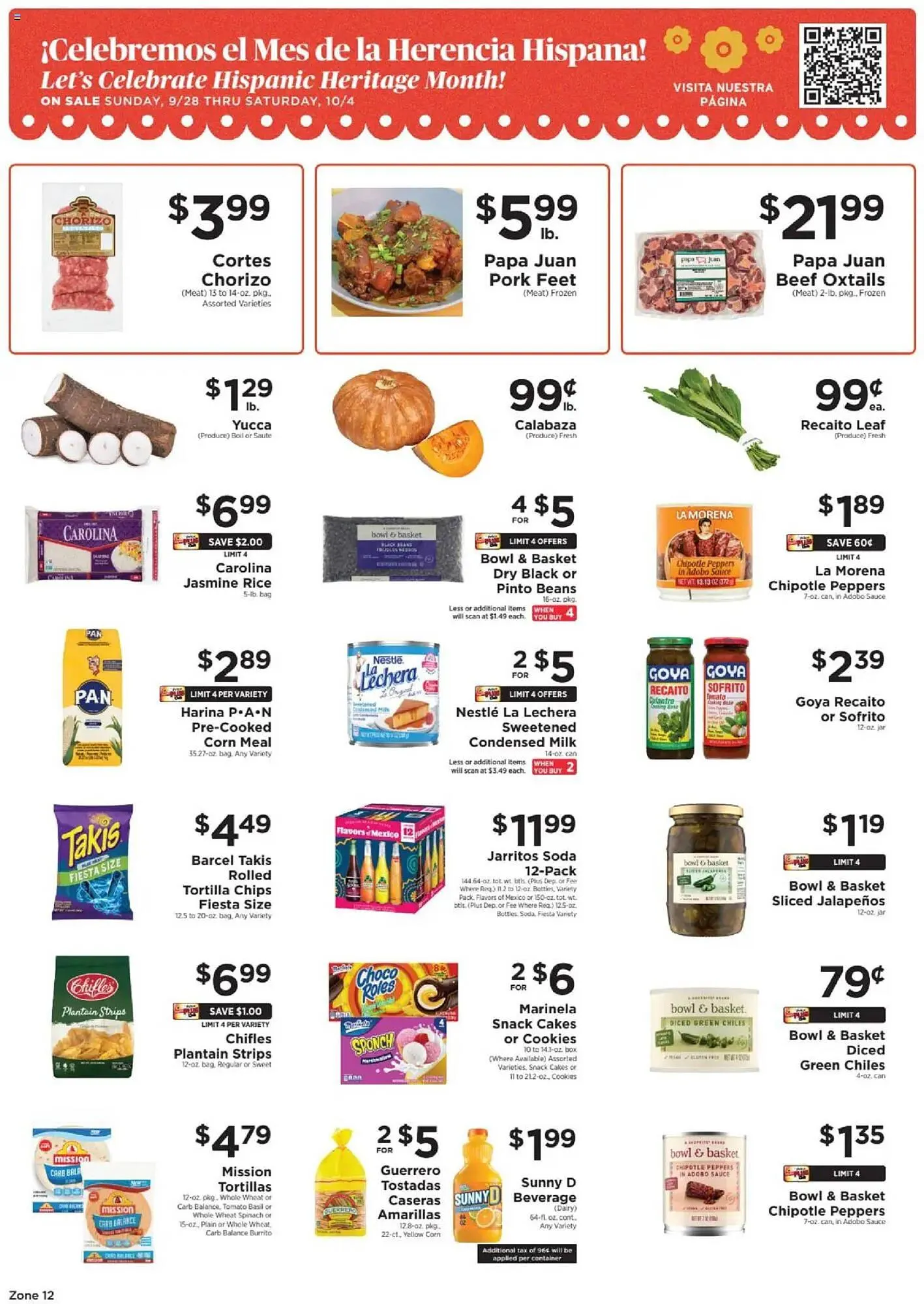 Weekly ad ShopRite flyer from September 28 to October 4 2025 - Page 1