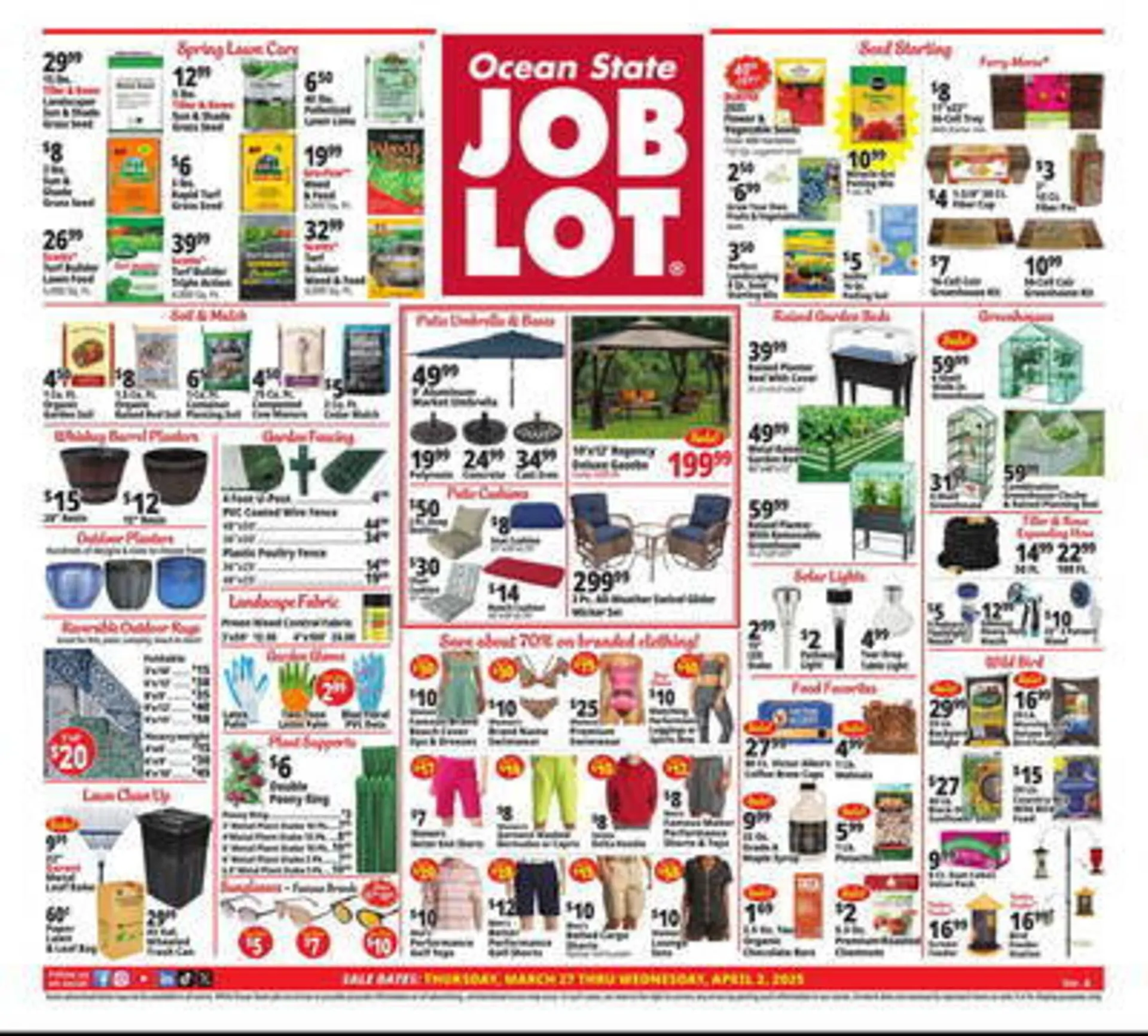 Weekly ad Ocean State Job Lot Weekly Ad from March 27 to April 2 2025 - Page 1