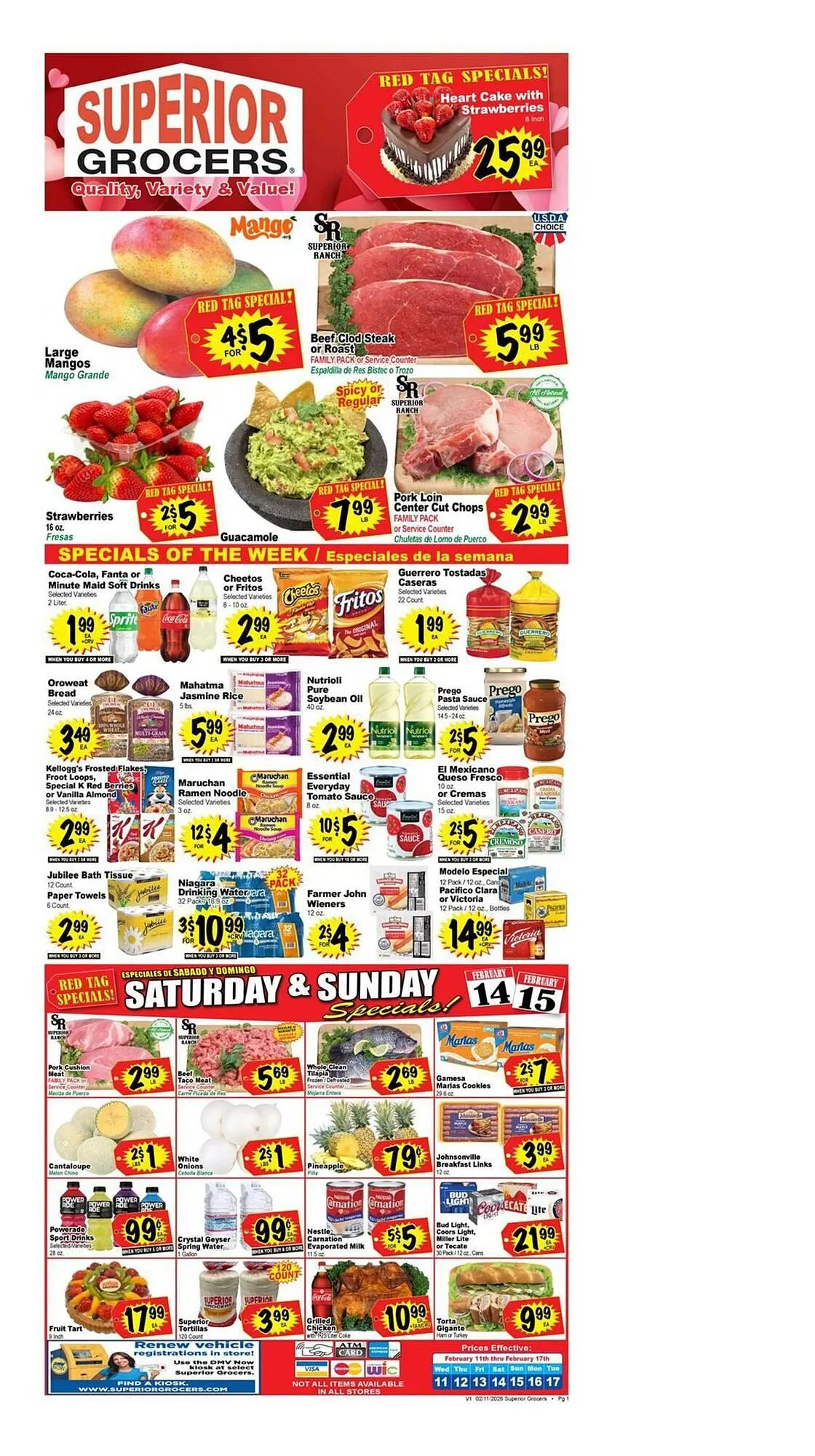 Superior Grocers weekly ad - 1