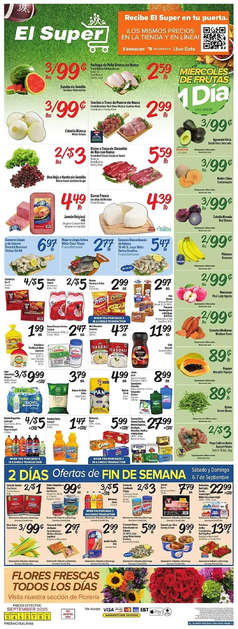 Weekly ad El Super weekly ad from September 3 to September 10 2025 - Page 1