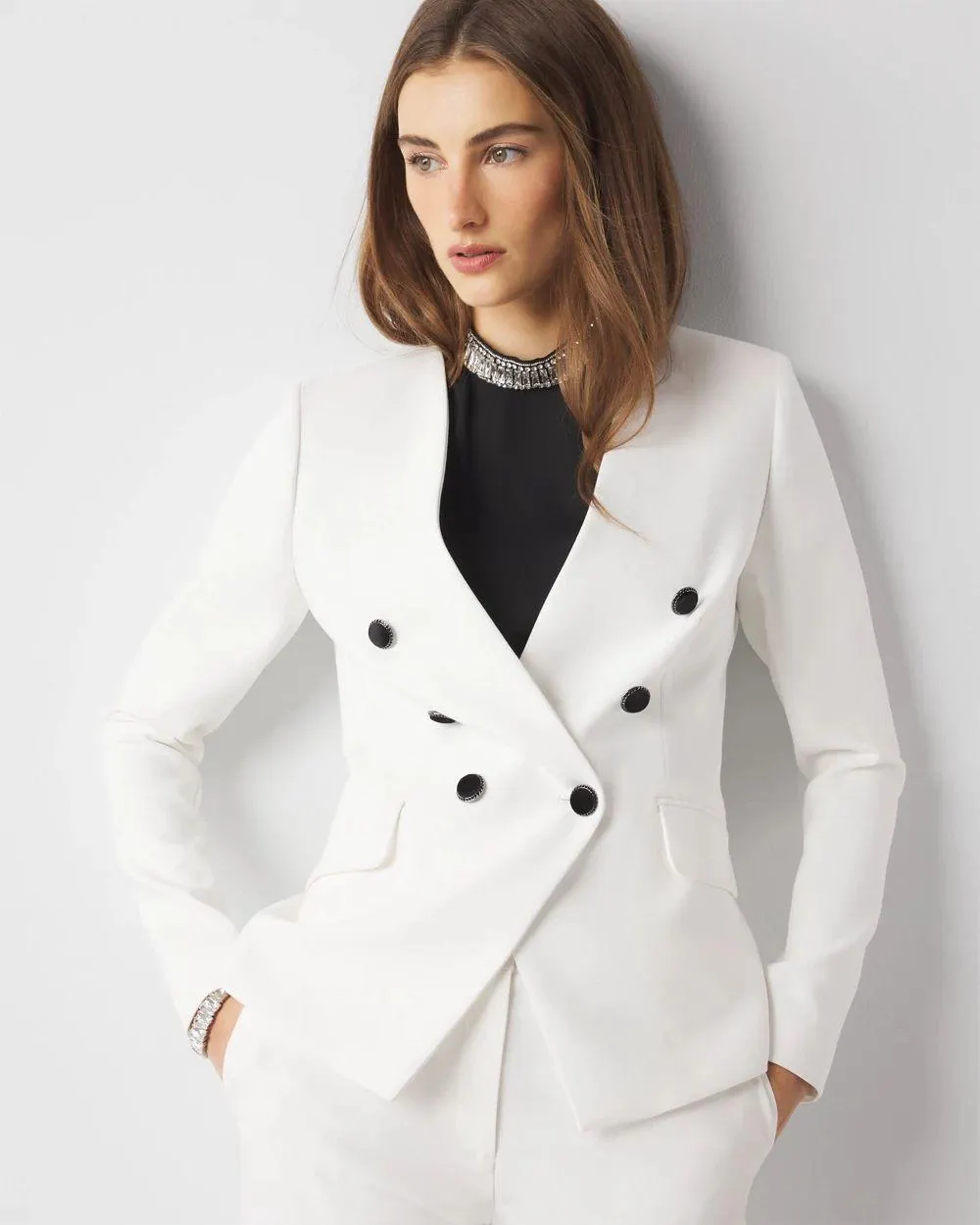 WHBM ® Tuxedo Studio Blazer