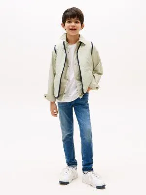 Kids' Faded Mid-Wash Slim Fit Jean