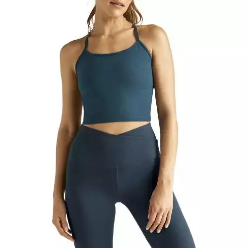 Women's Beyond Yoga Spacedye Slim Racerback Cropped Tank Top