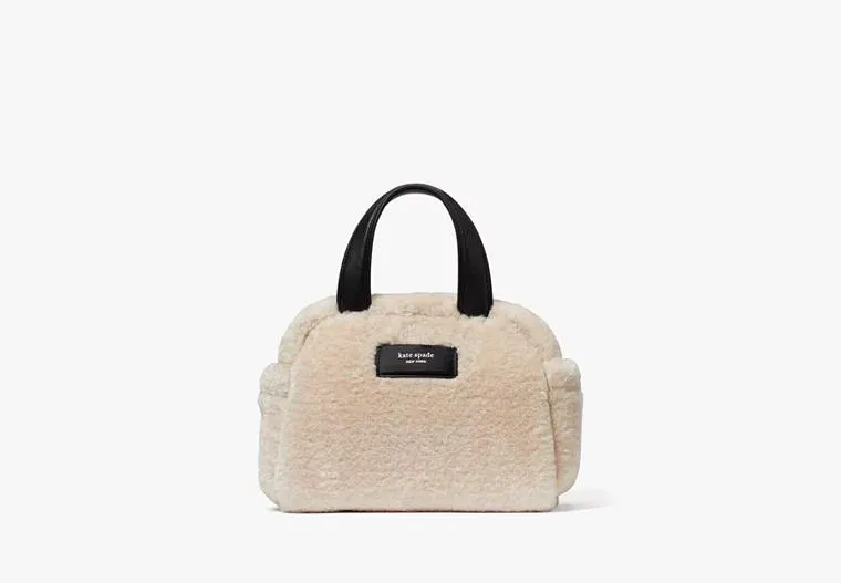 Apres Chic Faux Shearling Satchel