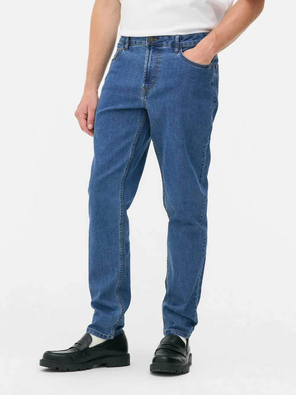 Mid-Rise Slim Fit Jeans