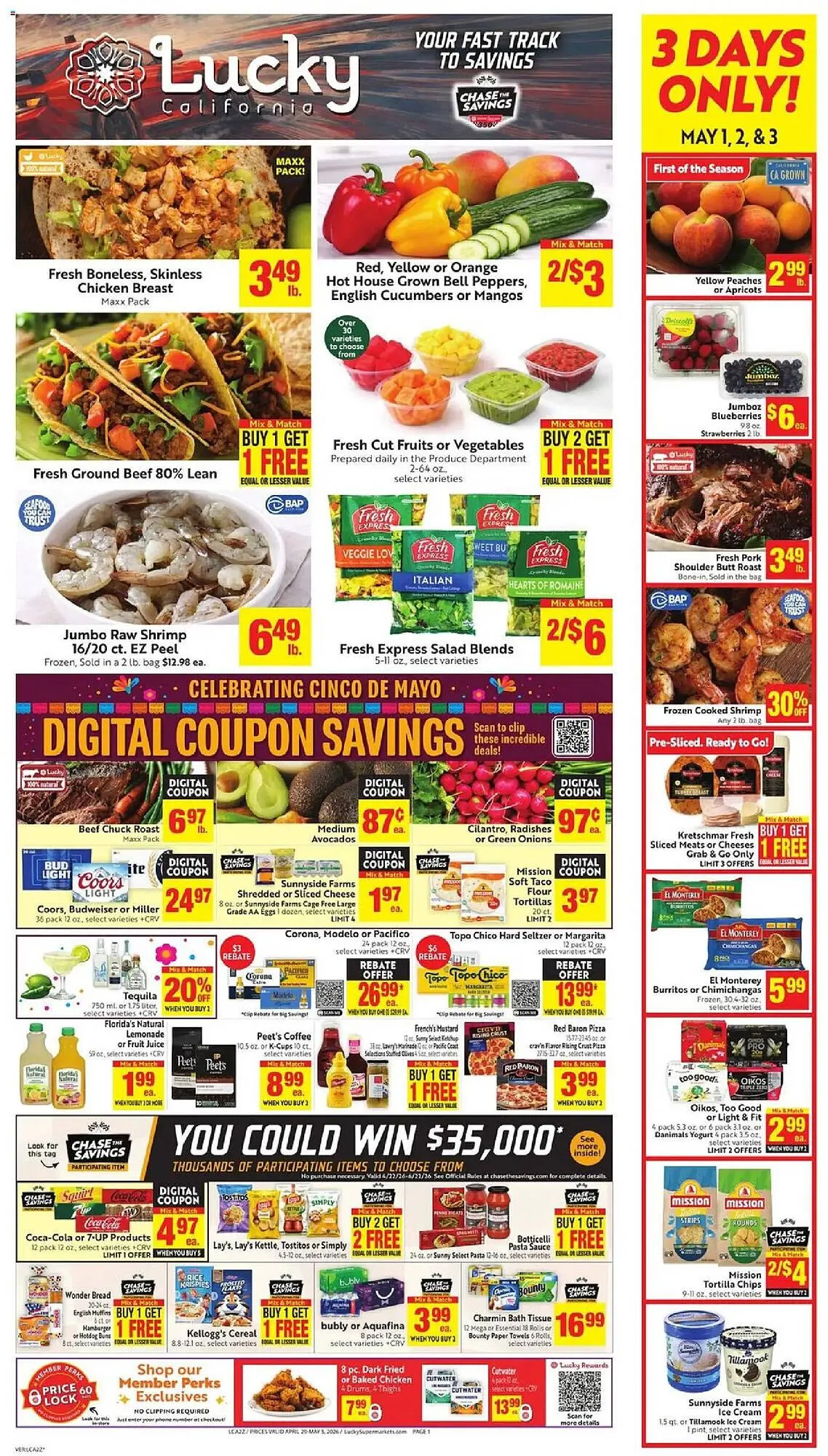 Weekly ad Lucky Supermarkets weekly ad from April 29 to May 6 2026 - Page 1