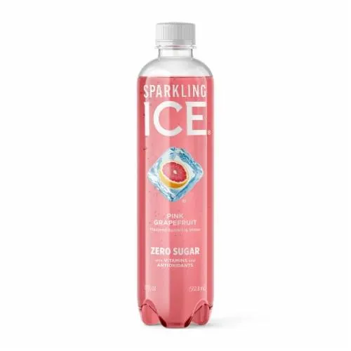 Sparkling Ice® Pink Grapefruit Flavored Sparkling Bottled Water