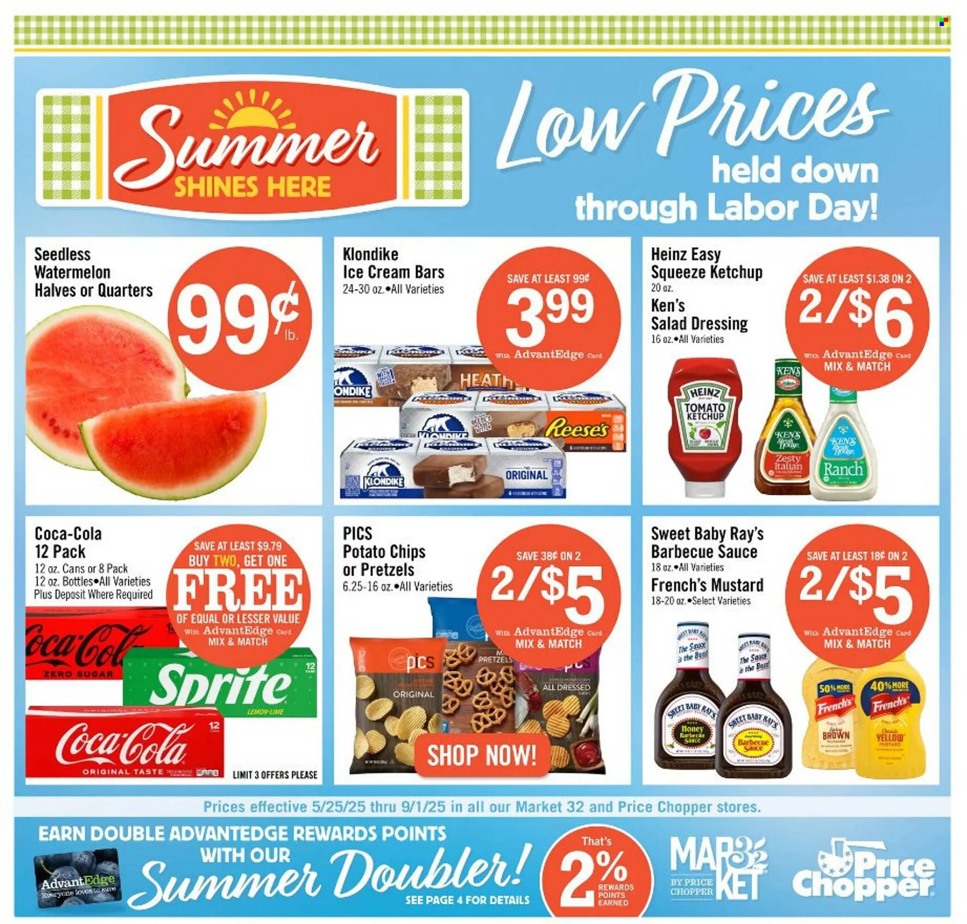 Weekly ad Price Chopper Weekly Ad from May 25 to September 1 2025 - Page 1