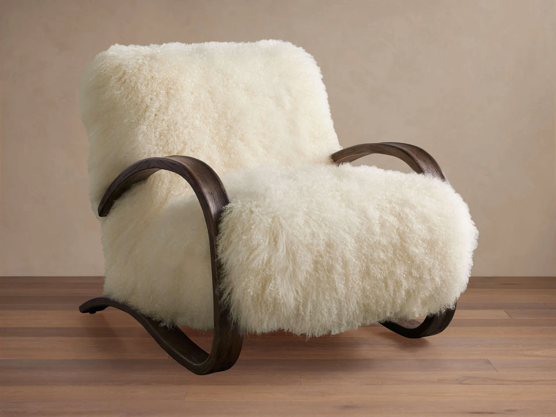 Allora Mongolian Shearling Chair