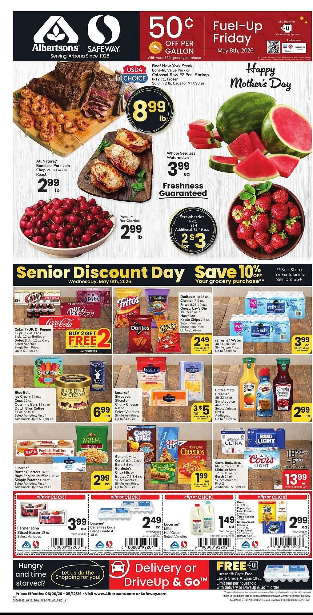 Weekly promotion Safeway weekly ad spanning from May 6 to May 12 2026 - Page 5 for Catalogue 365