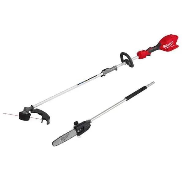 M18 FUEL 18V 16 in. Brushless Cordless Battery Powered QUIK-LOK String Trimmer w/ Pole Saw Attachment