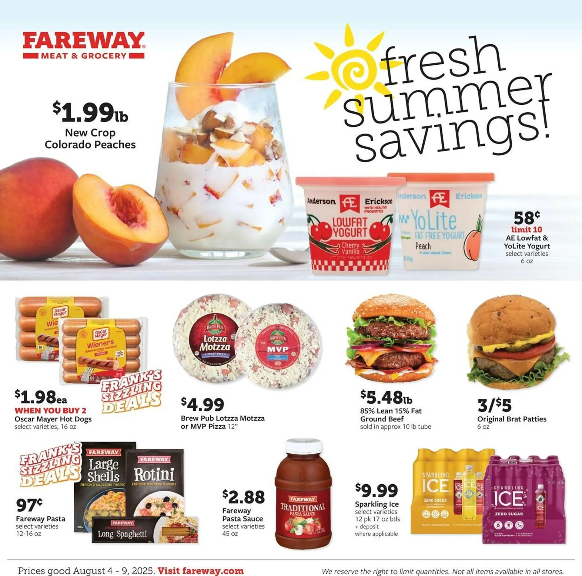 Weekly ad Fareway Weekly Ad from August 3 to August 9 2025 - Page 1
