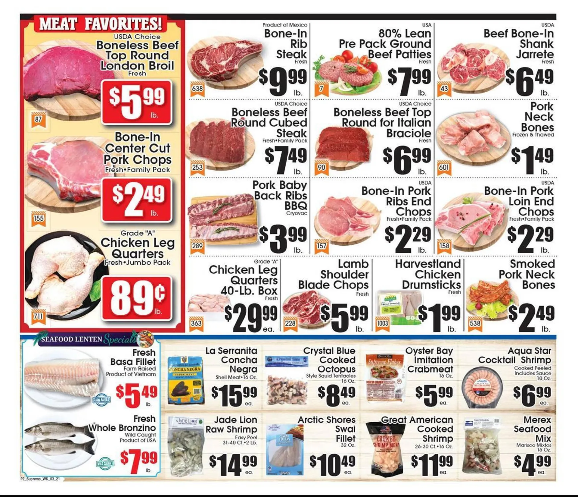 Weekly ad Supremo Foods Inc weekly ad from March 21 to March 27 2026 - Page 2