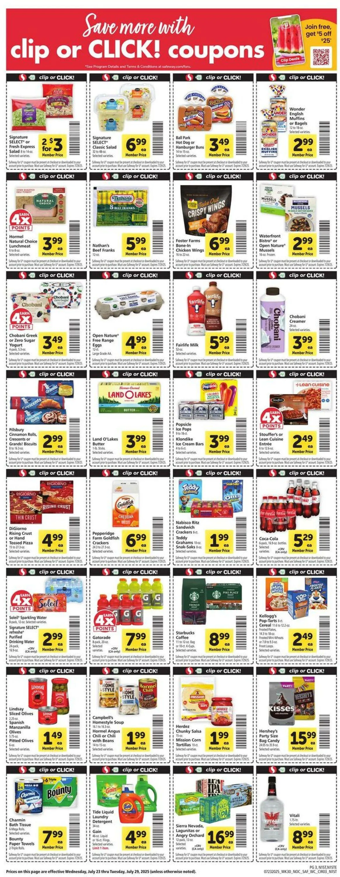 Catálogo de Safeway Current weekly ad 23 de julio al 29 de julio 2025 - Página 3