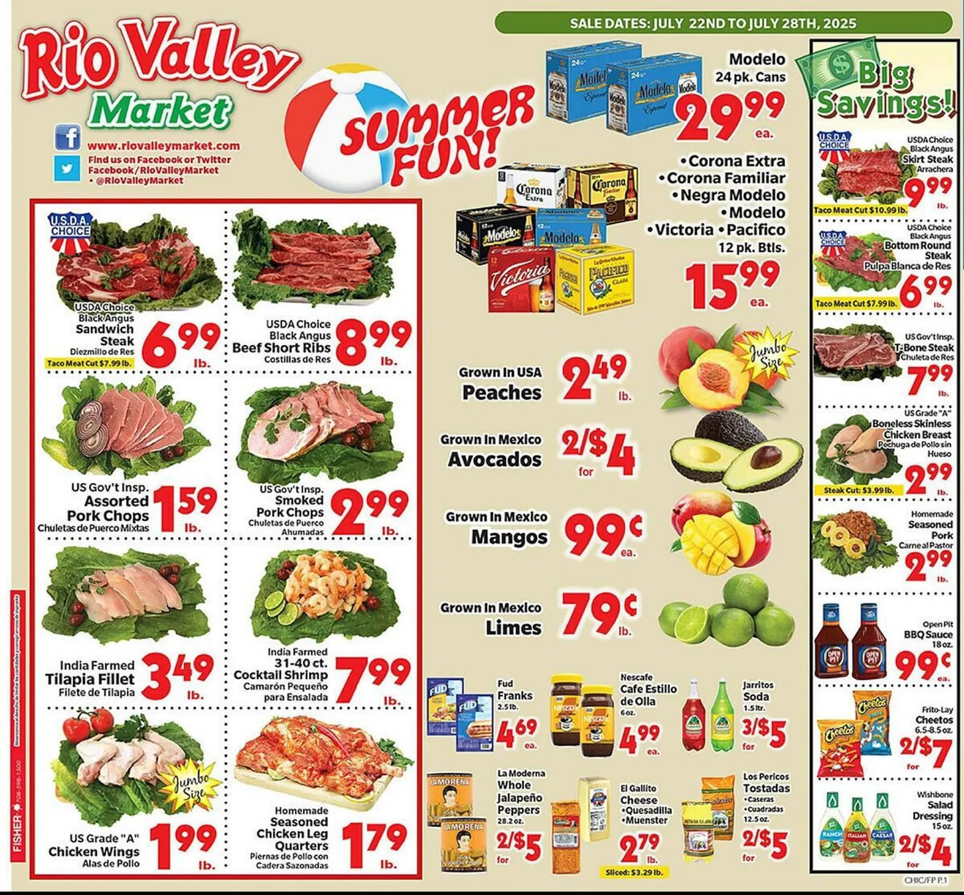 Rio Valley Market Weekly Ad - 1