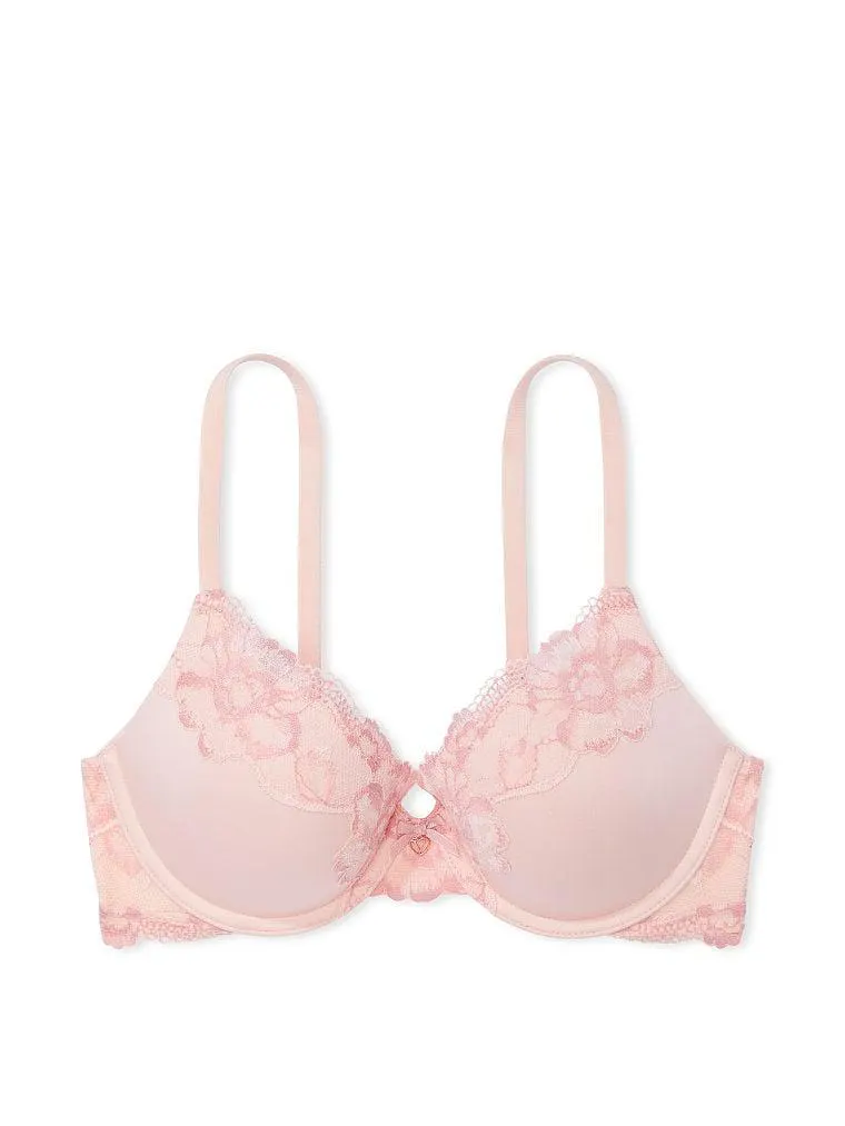 Perfect Shape Push-Up Lace-Trim Bra