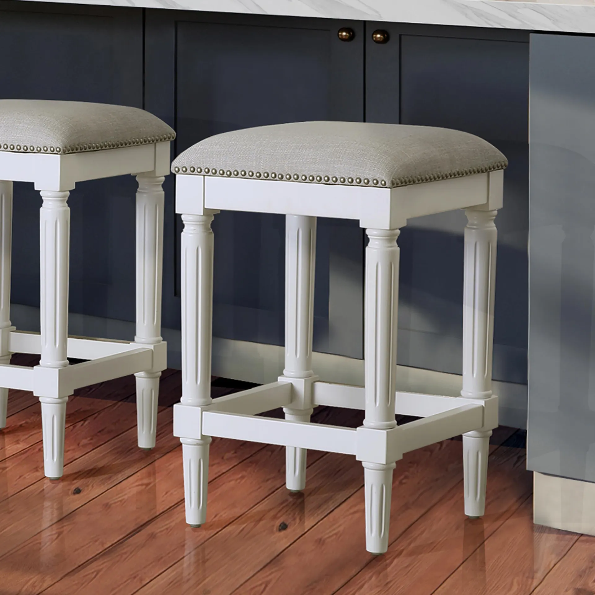 Square Counter Stool, 27"H