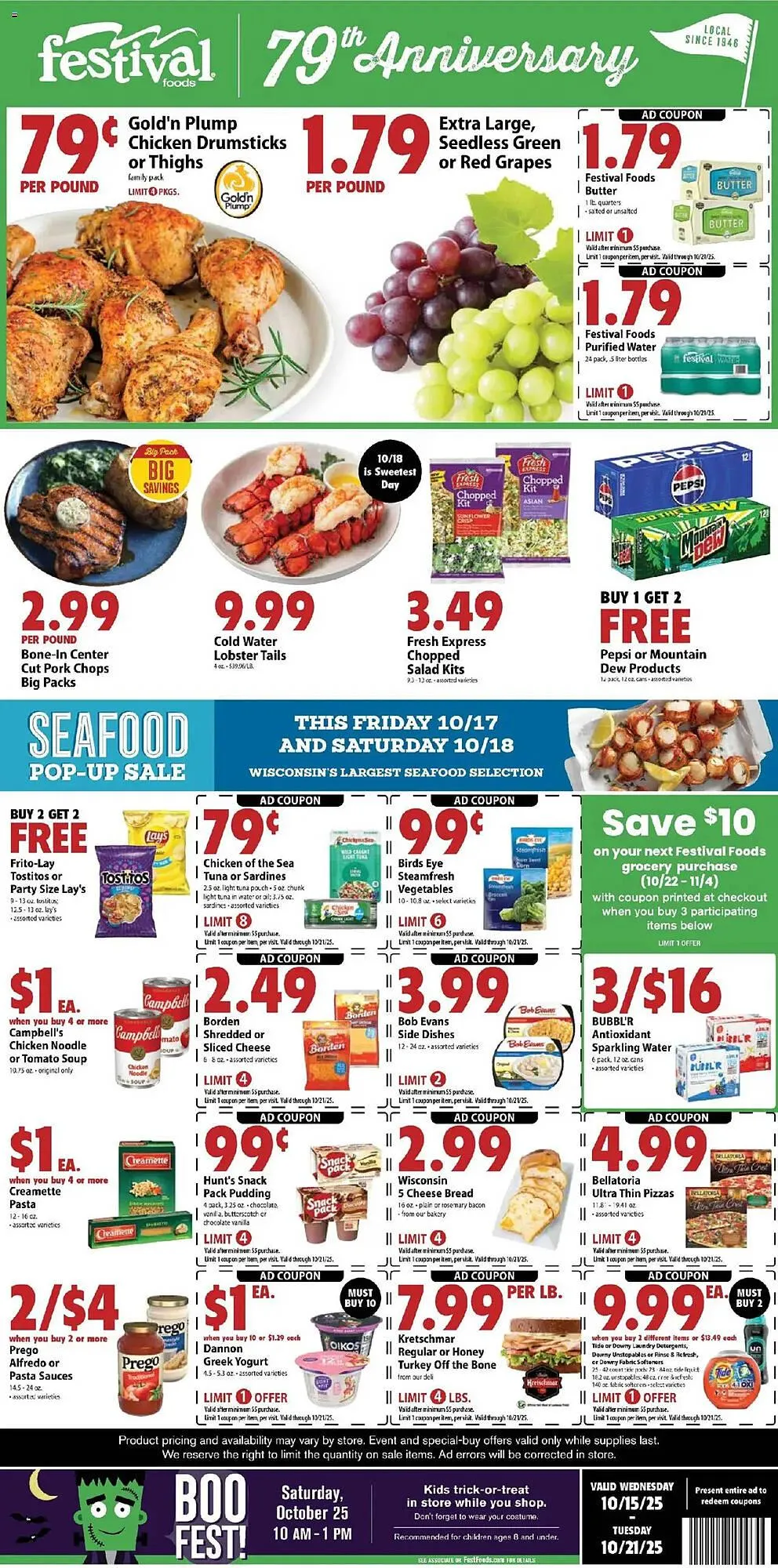 Weekly ad Festival Foods weekly ad from October 15 to October 21 2025 - Page 1