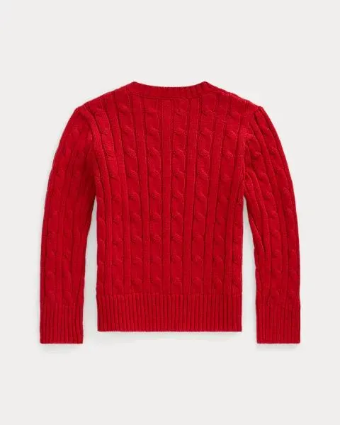 Cable-Knit Cotton Sweater