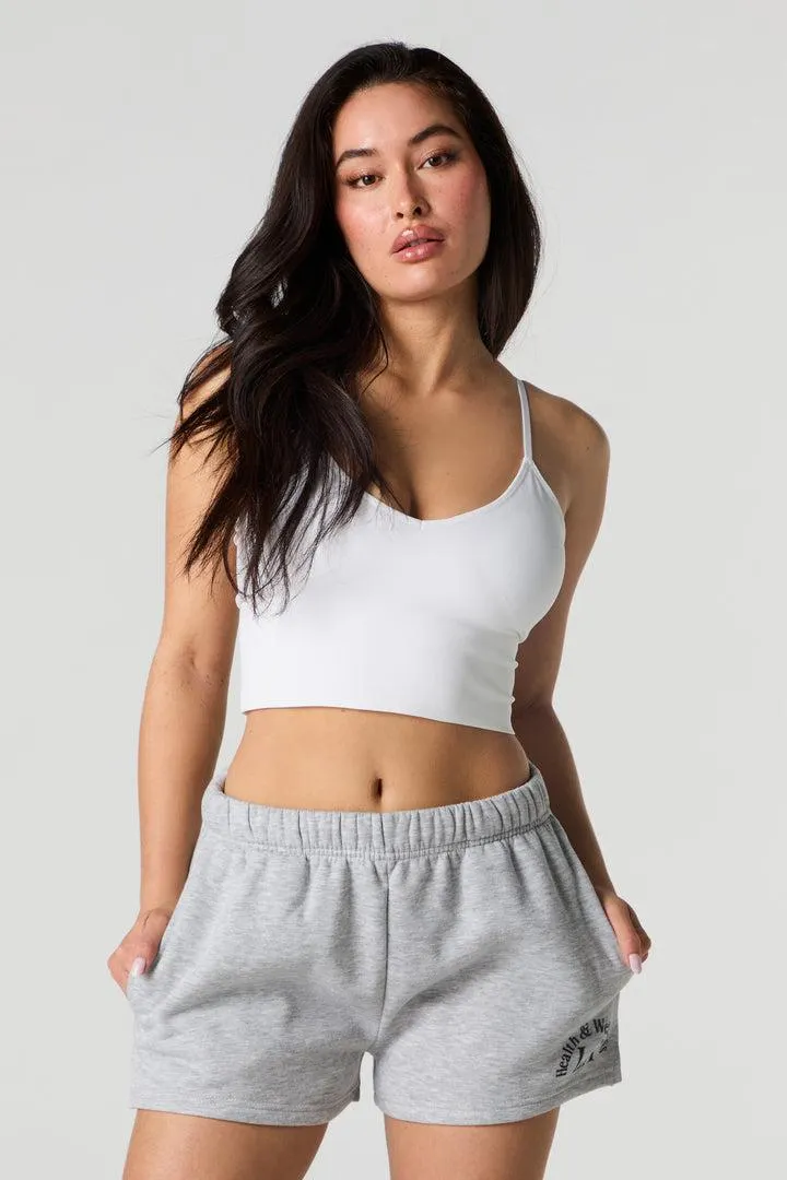 Graphic Fleece Short