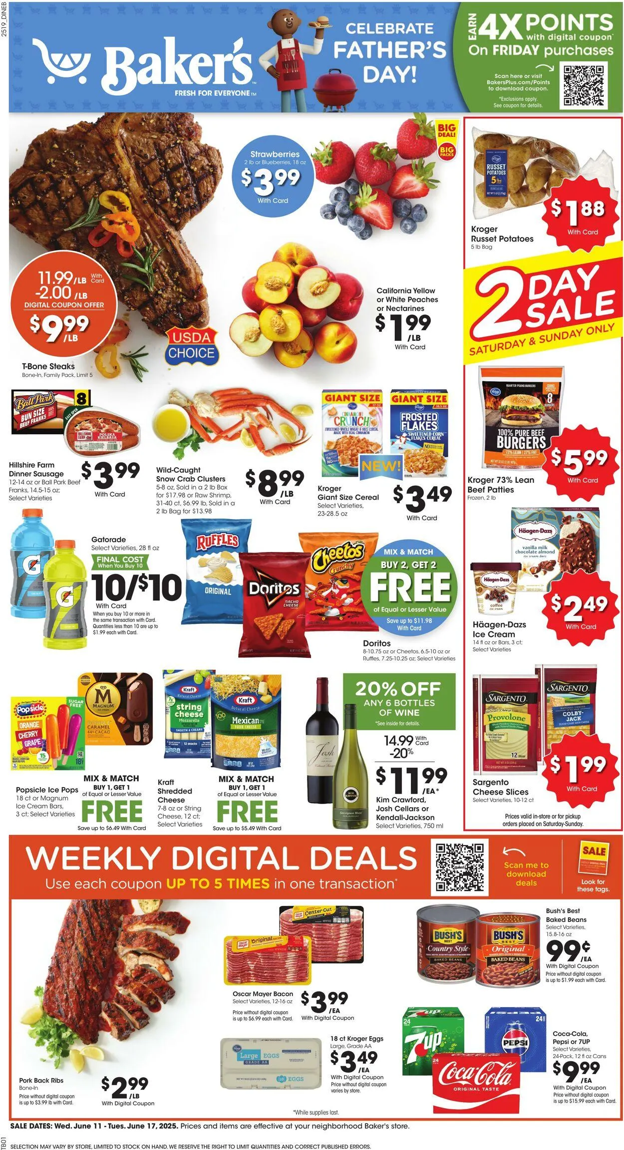 Weekly ad Baker's from June 11 to June 17 2025 - Page 1