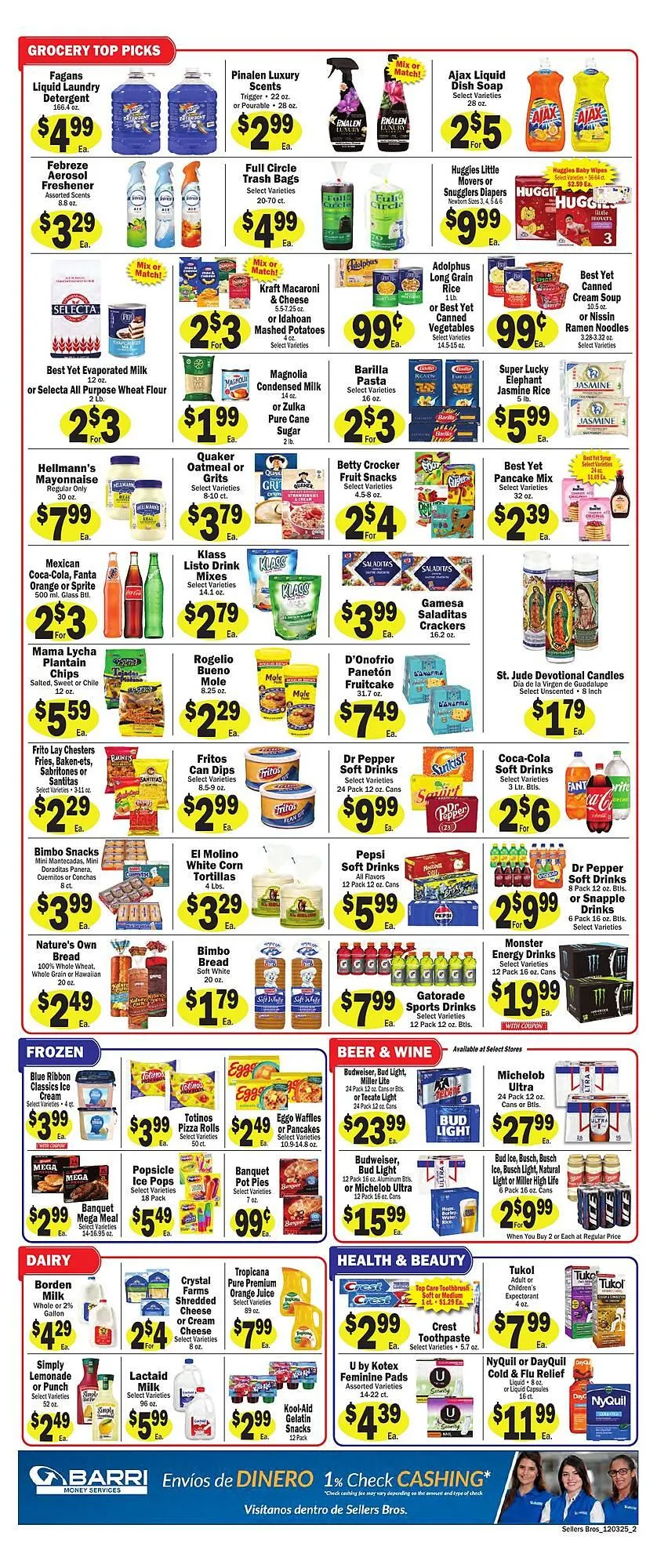 Weekly ad Sellers Bros weekly ad from December 3 to December 9 2025 - Page 2