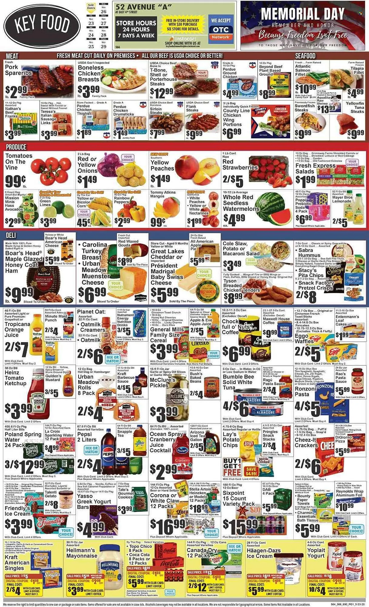 Weekly ad Key Food Weekly Ad from May 23 to May 29 2025 - Page 1