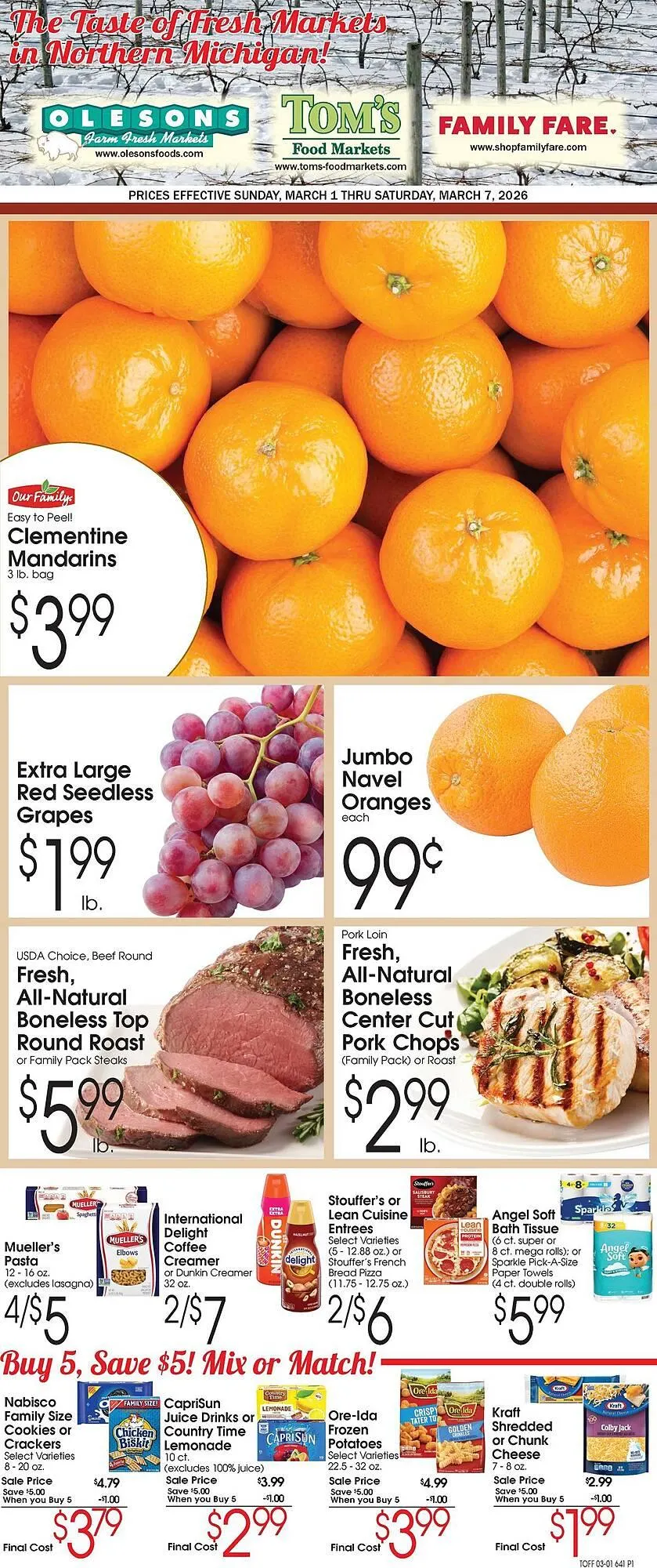 Weekly ad Family Fare weekly ad from March 1 to March 7 2026 - Page 1