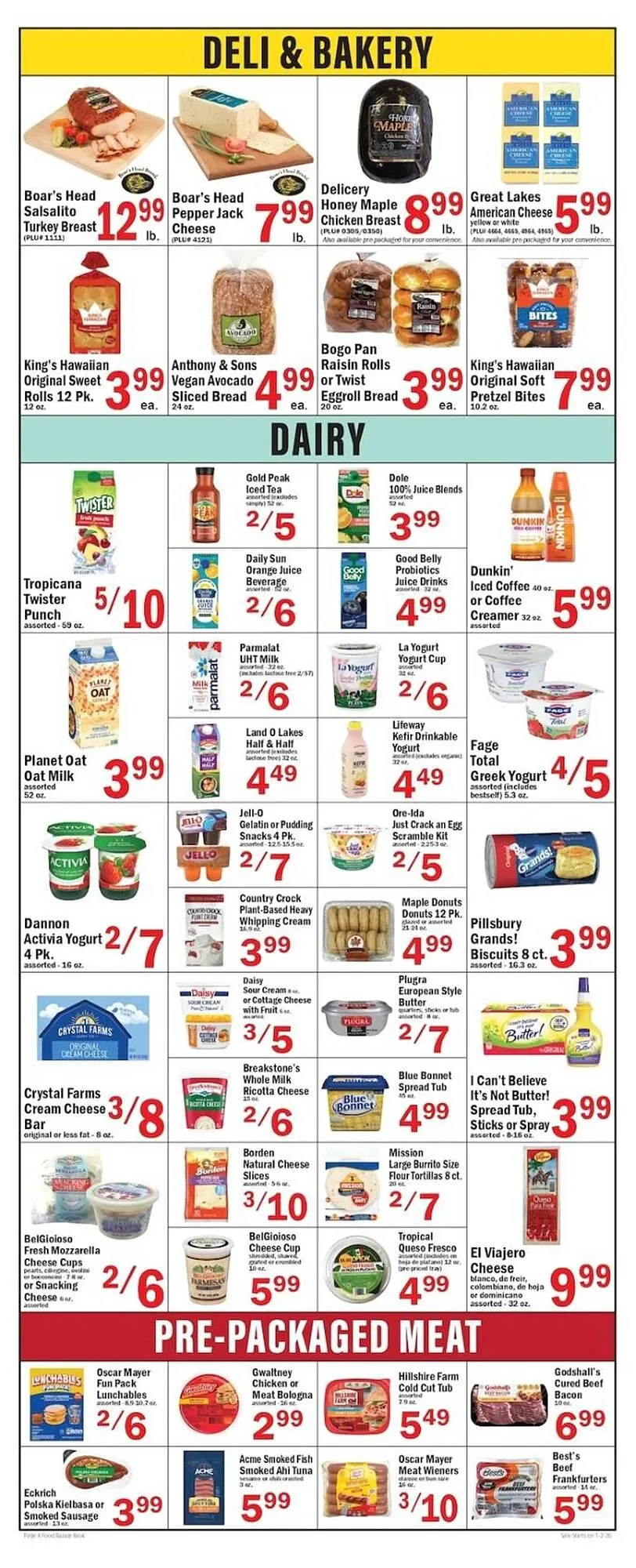 Weekly ad Food Bazaar circular from January 2 to January 7 2026 - Page 4