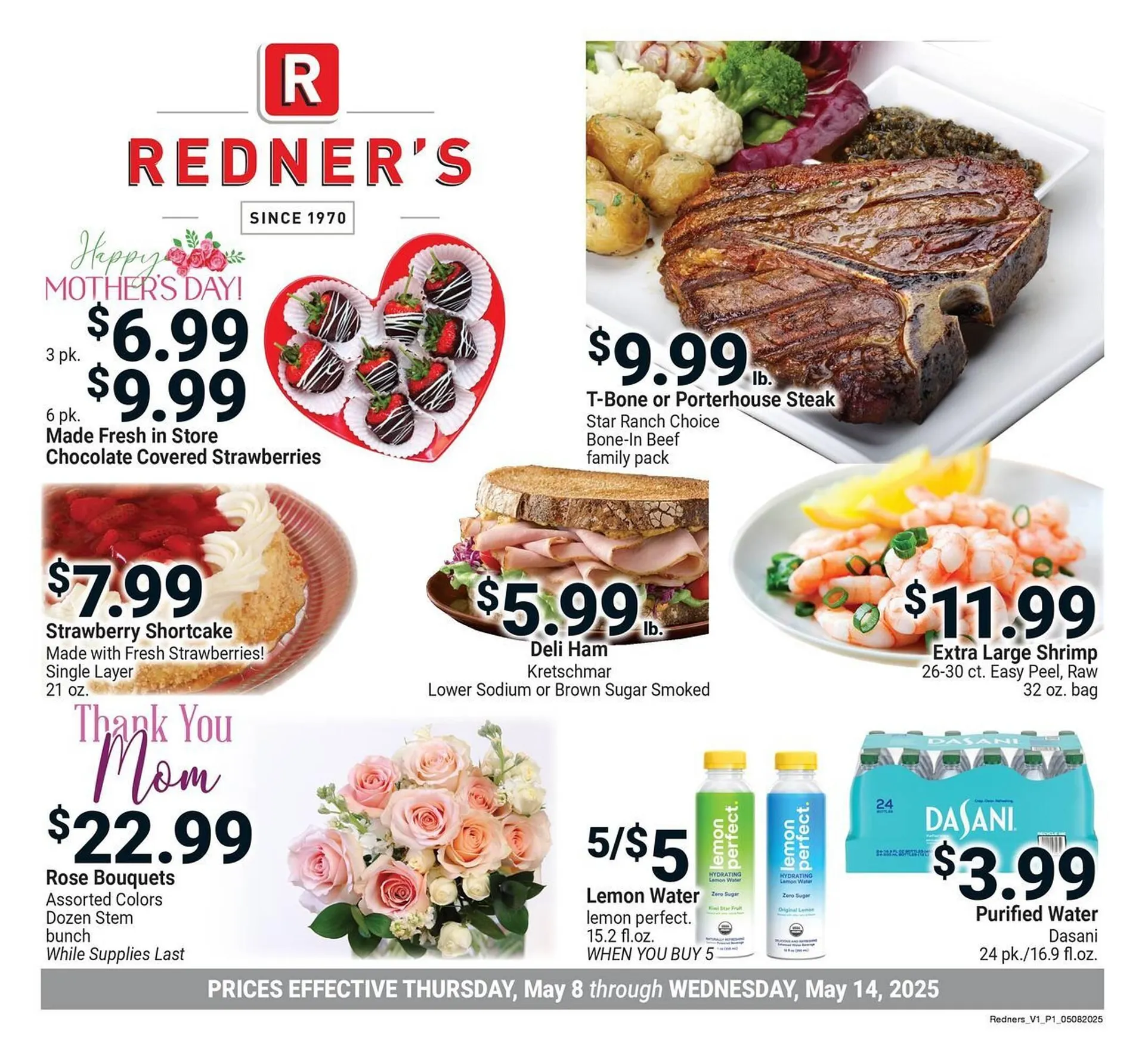 Weekly ad Redner's Warehouse Weekly Ad from May 9 to May 15 2025 - Page 1