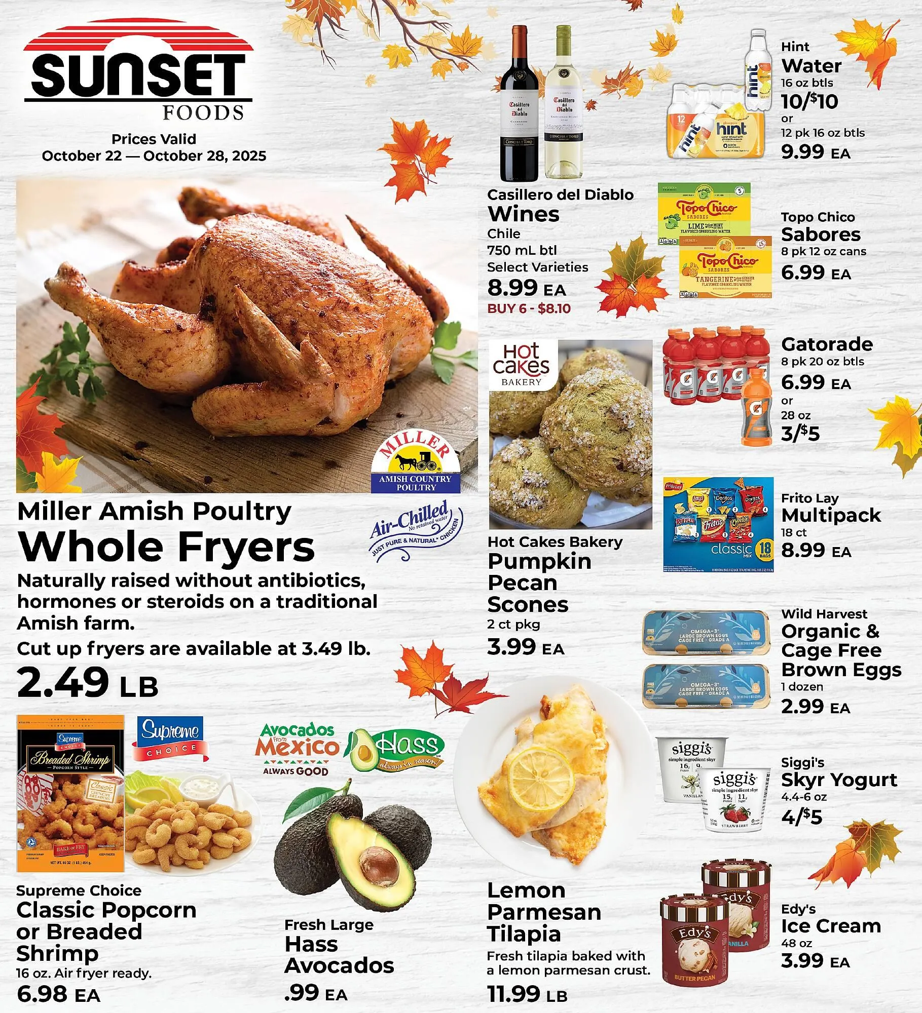 Weekly ad Sunset Foods weekly ad from October 22 to October 28 2025 - Page 1