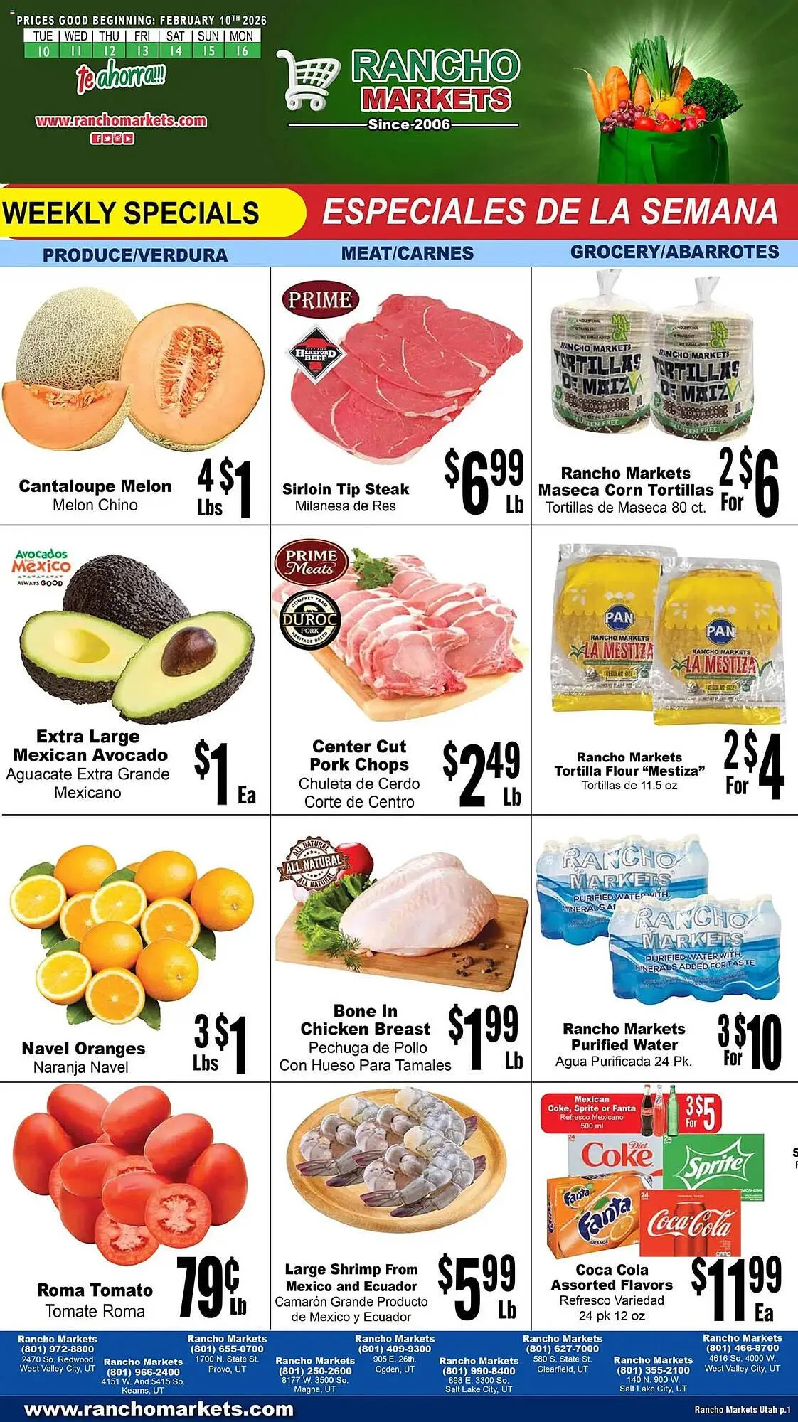 Rancho Markets weekly ad - 1