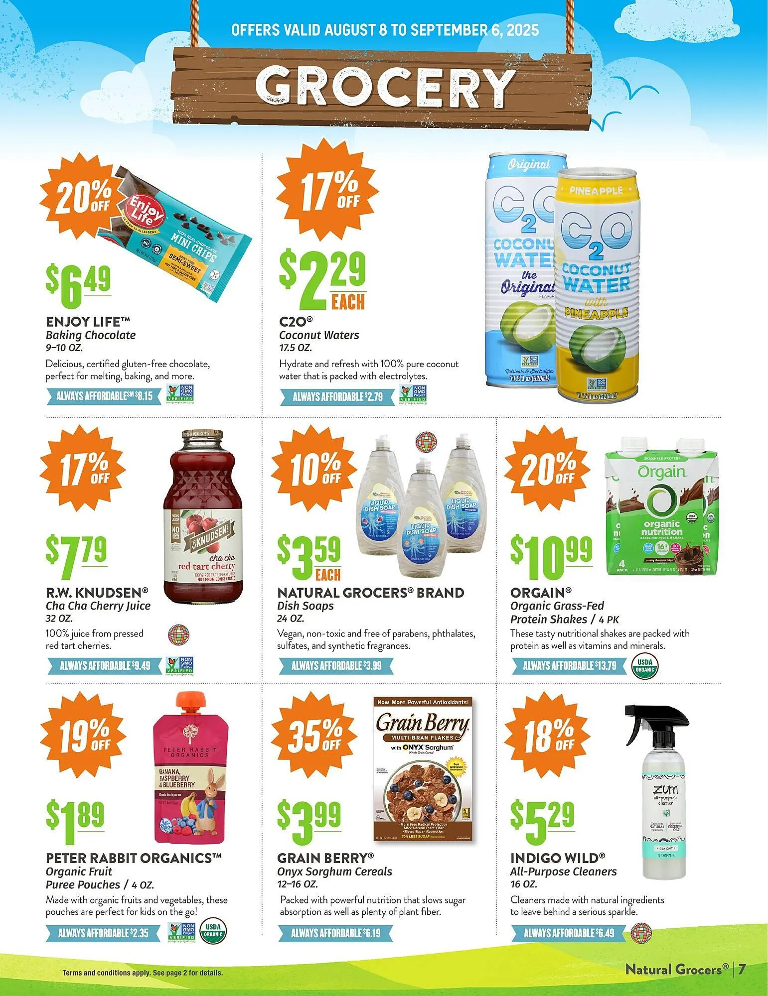 Weekly ad Natural Grocers ad from August 8 to September 6 2025 - Page 7