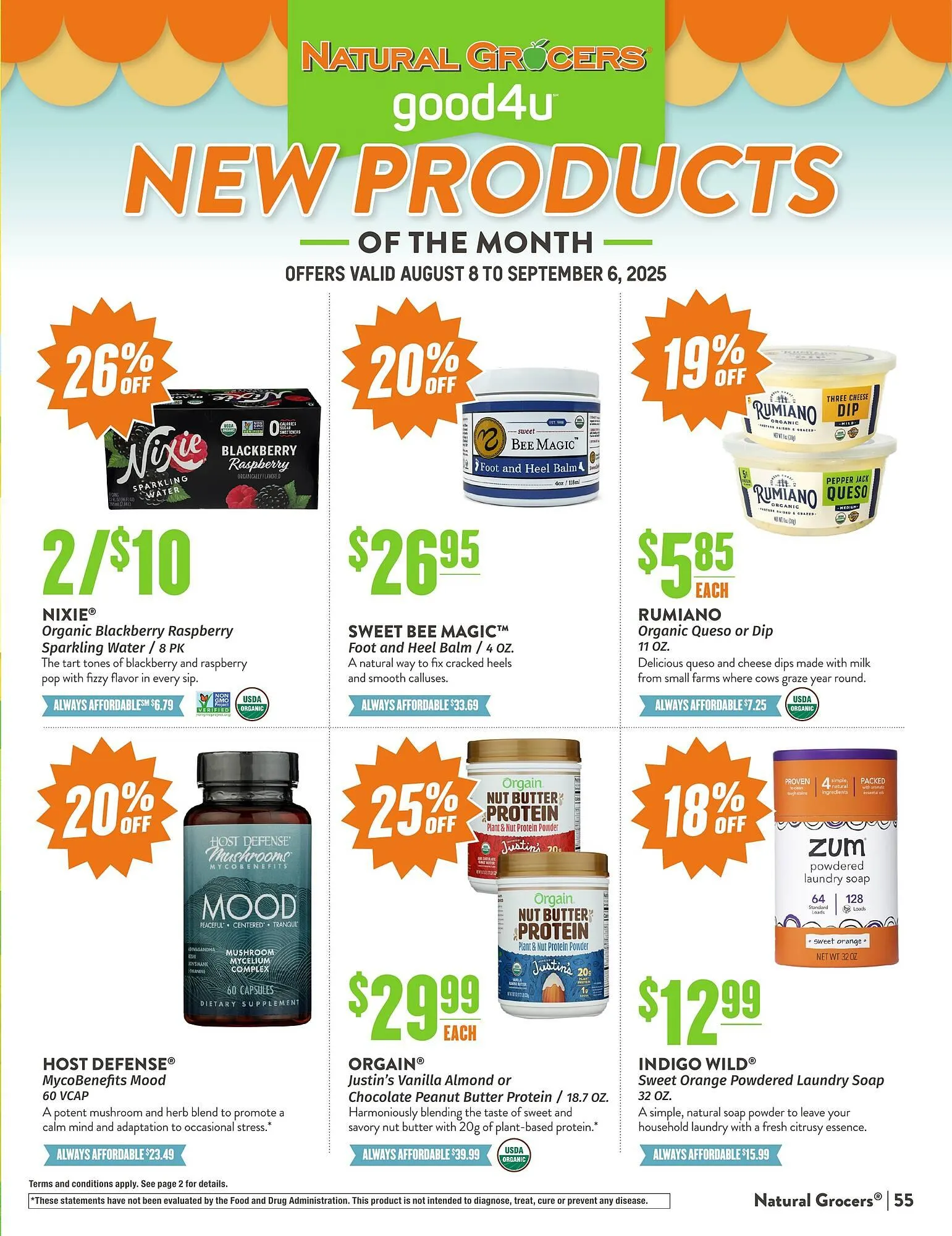 Weekly ad Natural Grocers ad from August 8 to September 6 2025 - Page 55