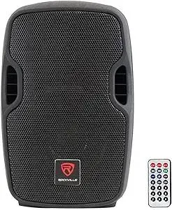 Rockville BPA8 300W 8" Powered PA Speaker, Bluetooth, Lightweight, Versatile Inputs, for DJs and Live Events