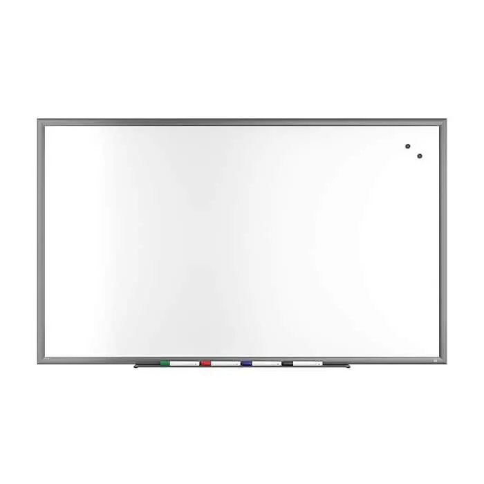 TRU RED™ Magnetic Porcelain Dry Erase Board,