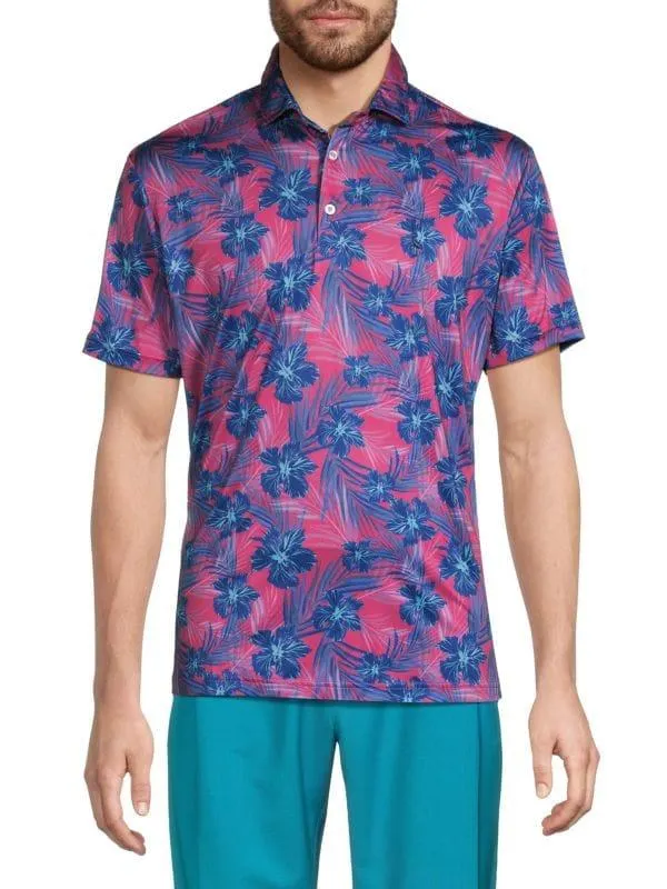 Performance Floral Polo