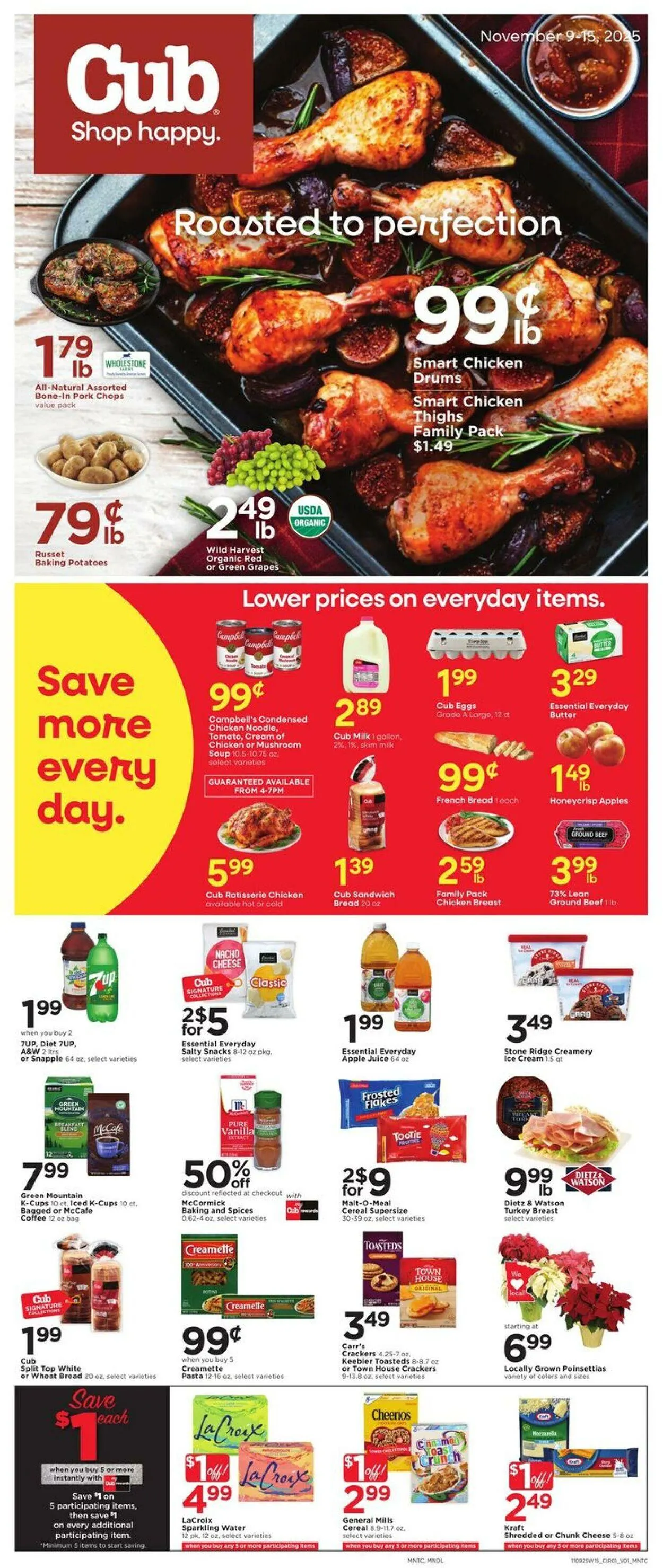 Weekly ad Cub Foods Current weekly ad from November 9 to November 15 2025 - Page 1