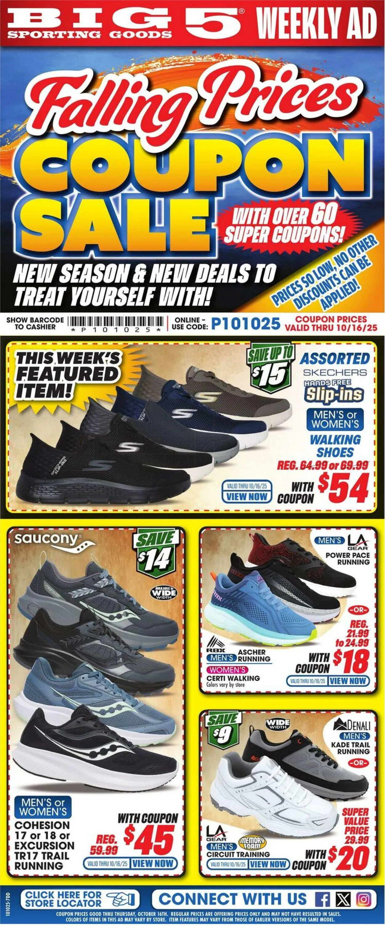 Weekly ad Big 5 Current weekly ad from October 10 to October 16 2025 - Page 1