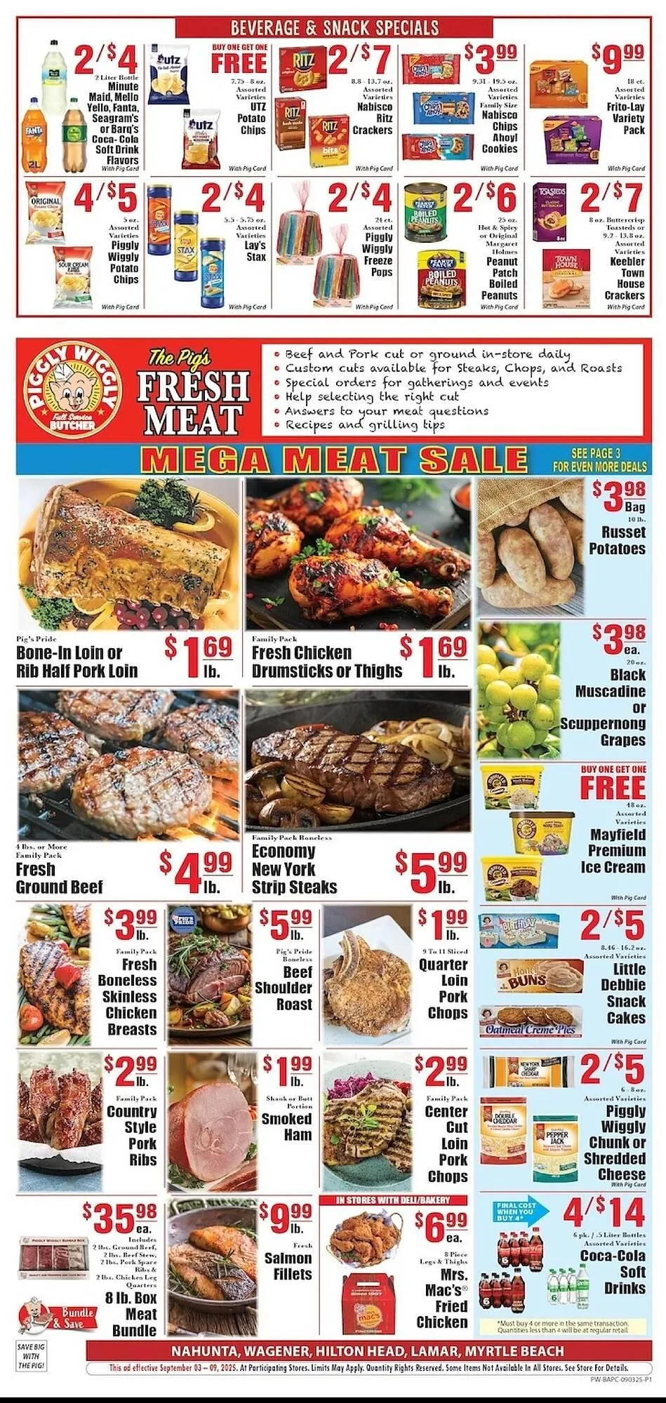 Weekly ad Piggly Wiggly weekly ad from September 3 to September 9 2025 - Page 1