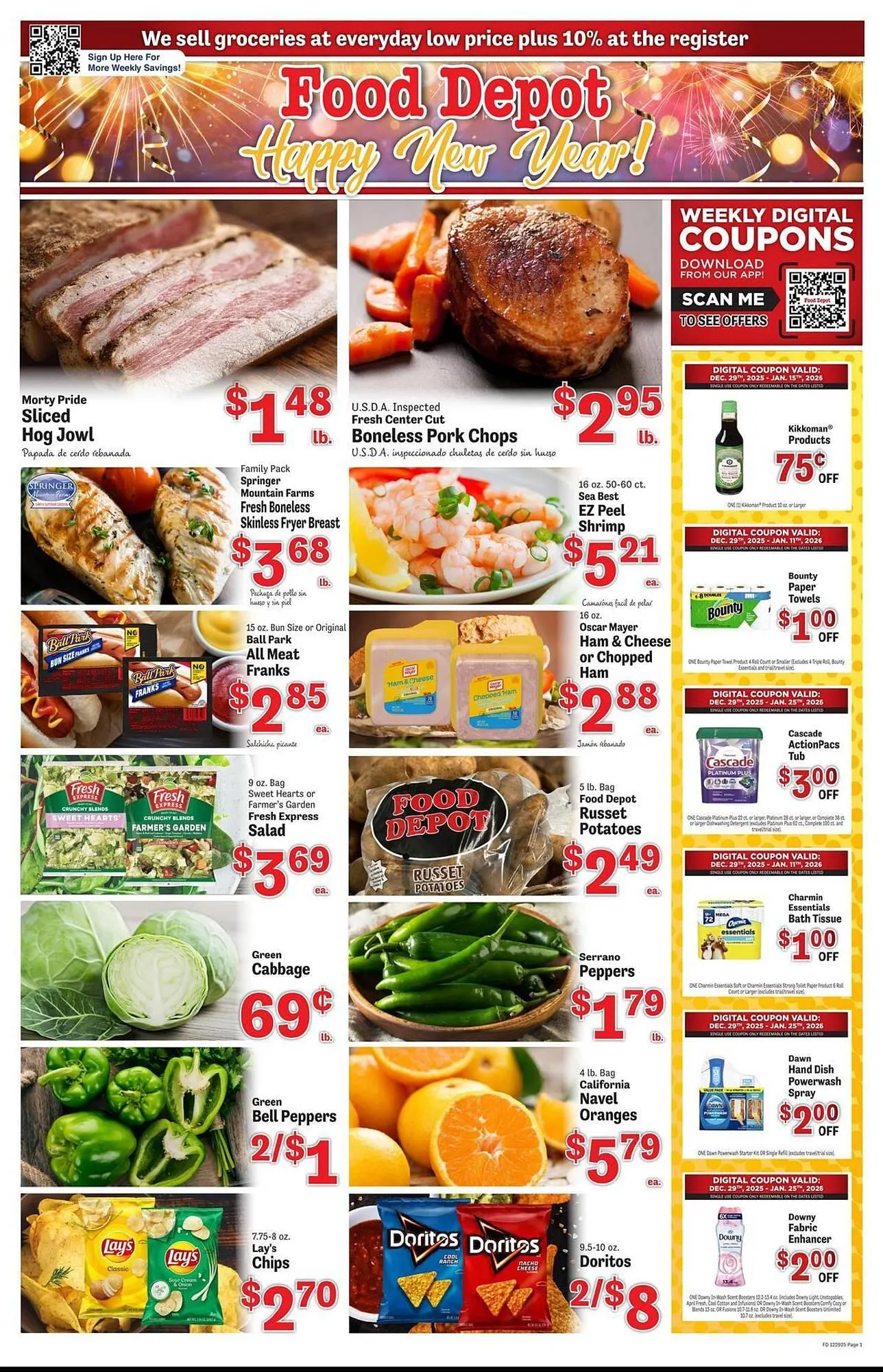 Weekly ad Food Depot weekly ad from December 29 to January 4 2026 - Page 1