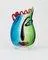 Picasso Inspired Murano Art Glass Vase, 2010s