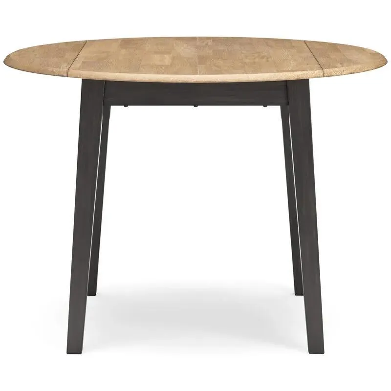 Gesthaven Dropleaf Round Table & 2 Chairs
