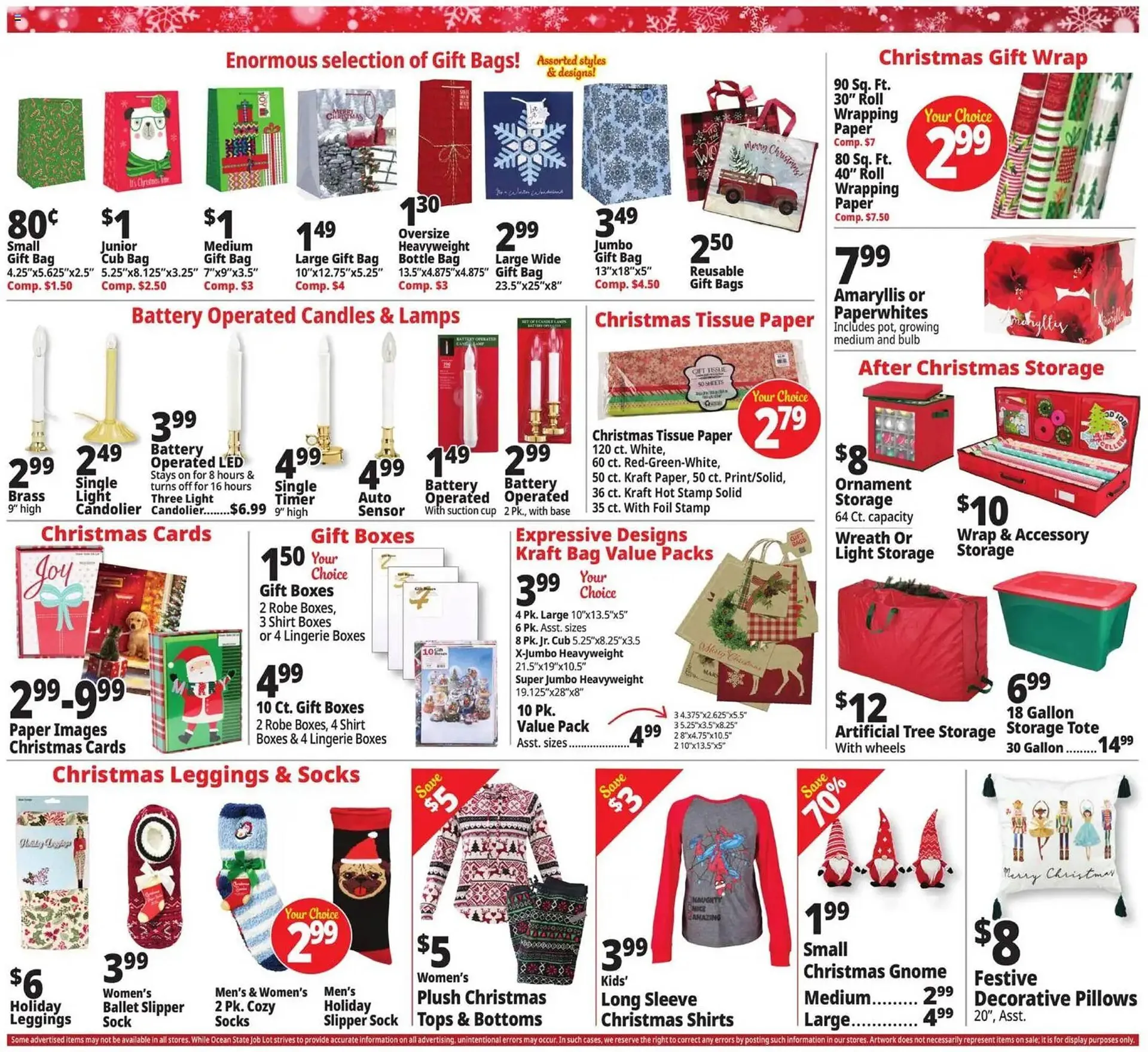 Weekly promotion Ocean State Job Lot flyer spanning from December 11 to December 18 2025 - Page 3 for Catalogue 365