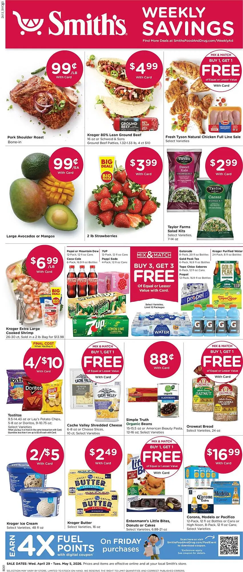 Weekly ad Smith's weekly ad from April 29 to May 5 2026 - Page 1