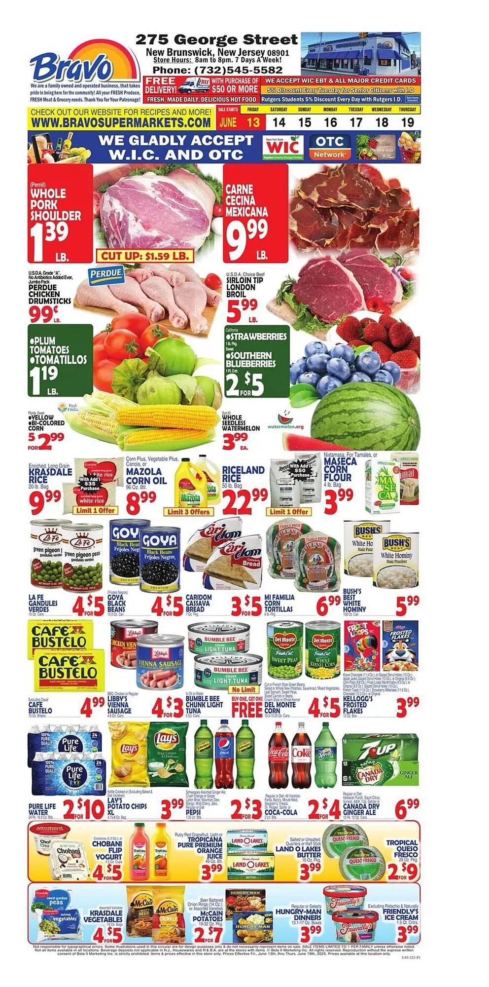 Weekly ad Bravo Supermarkets Weekly Ad from June 13 to June 19 2025 - Page 1