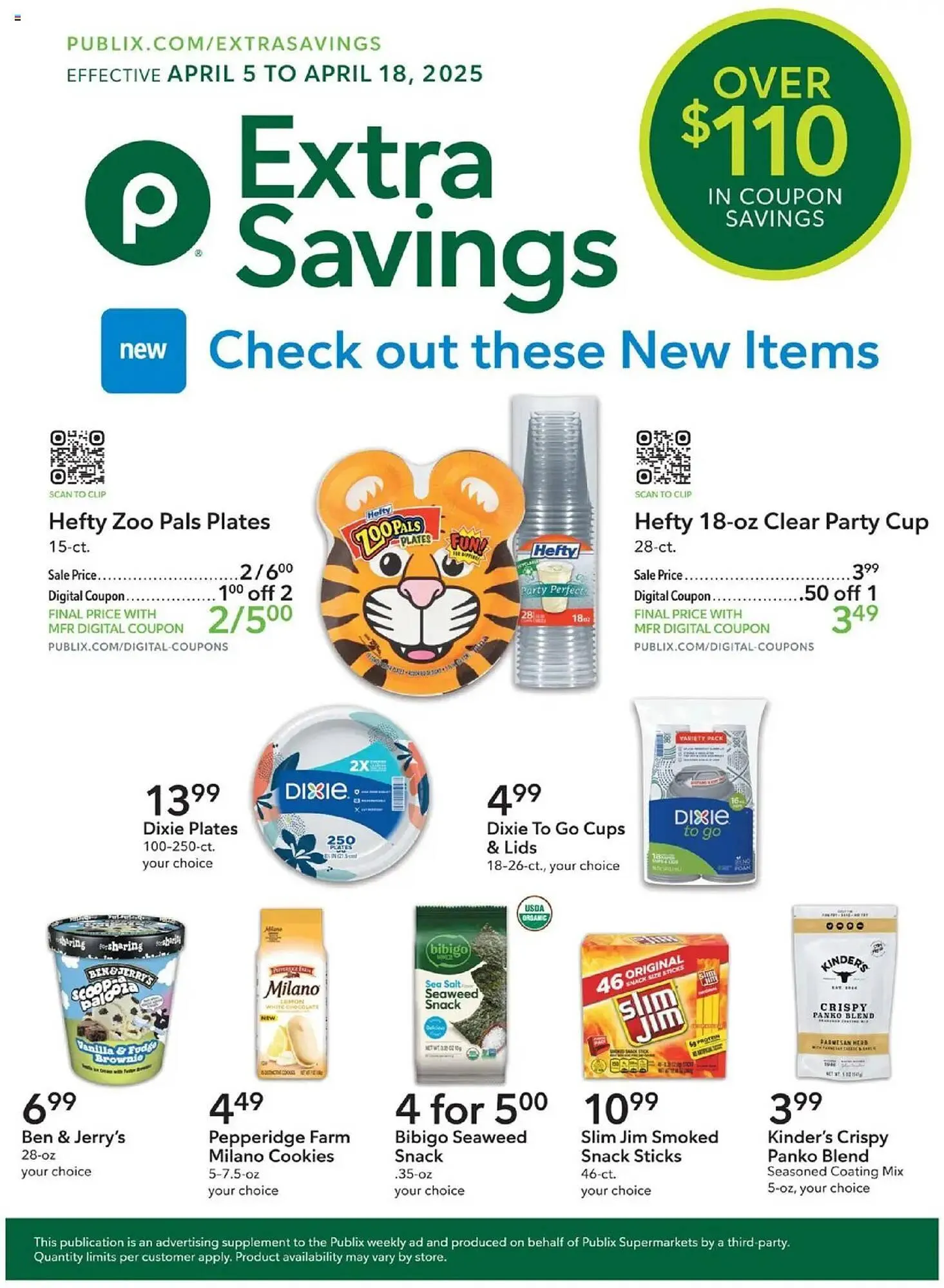 Weekly ad Publix Weekly Ad from April 5 to April 18 2025 - Page 1